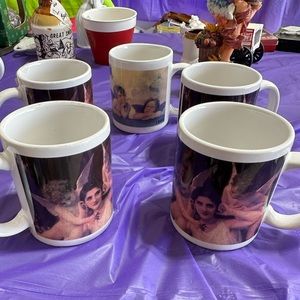 New 5 Collectiables Angel coffee mugs with handles